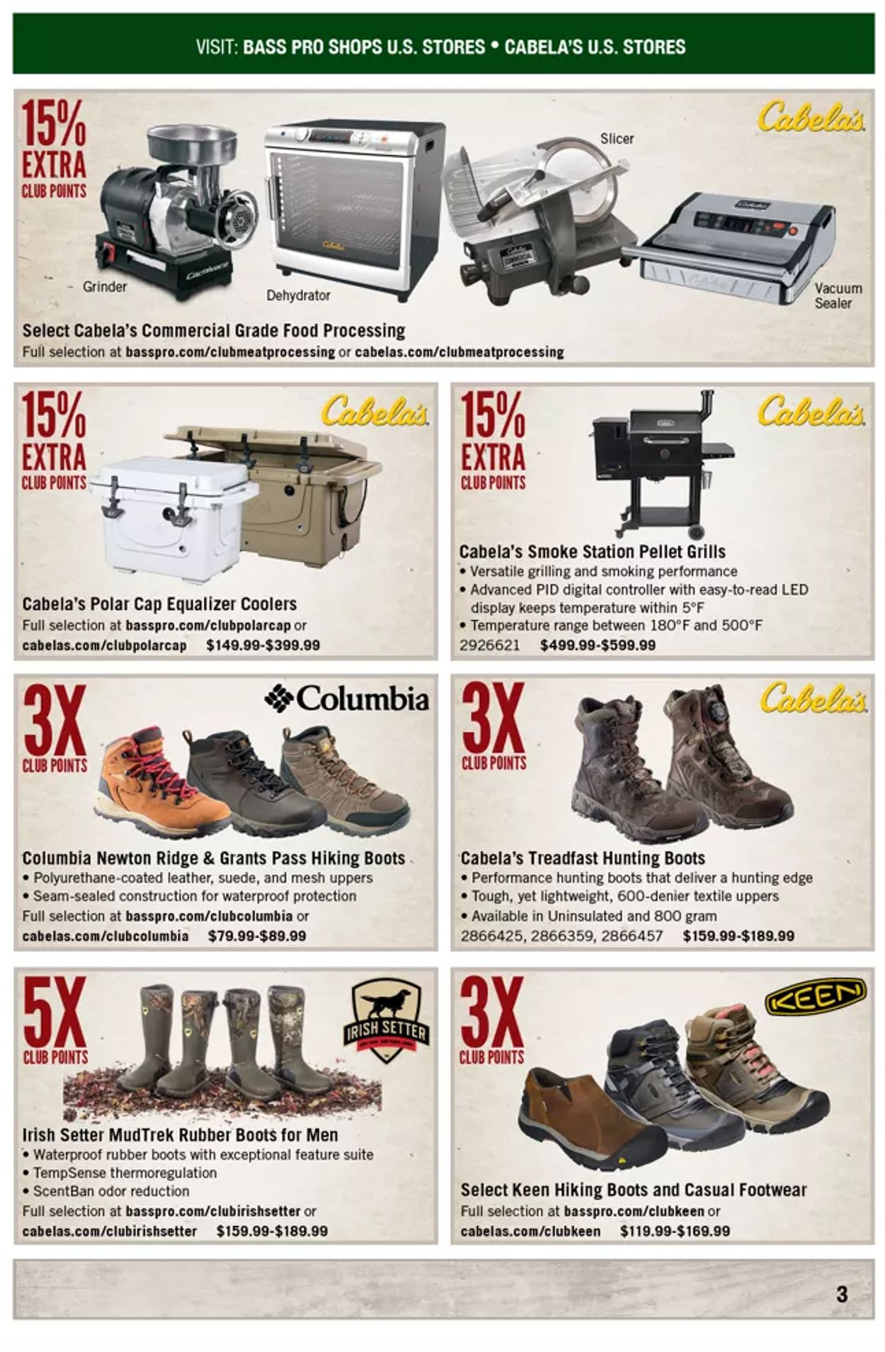 Cabela's Ad from 11/01/2021