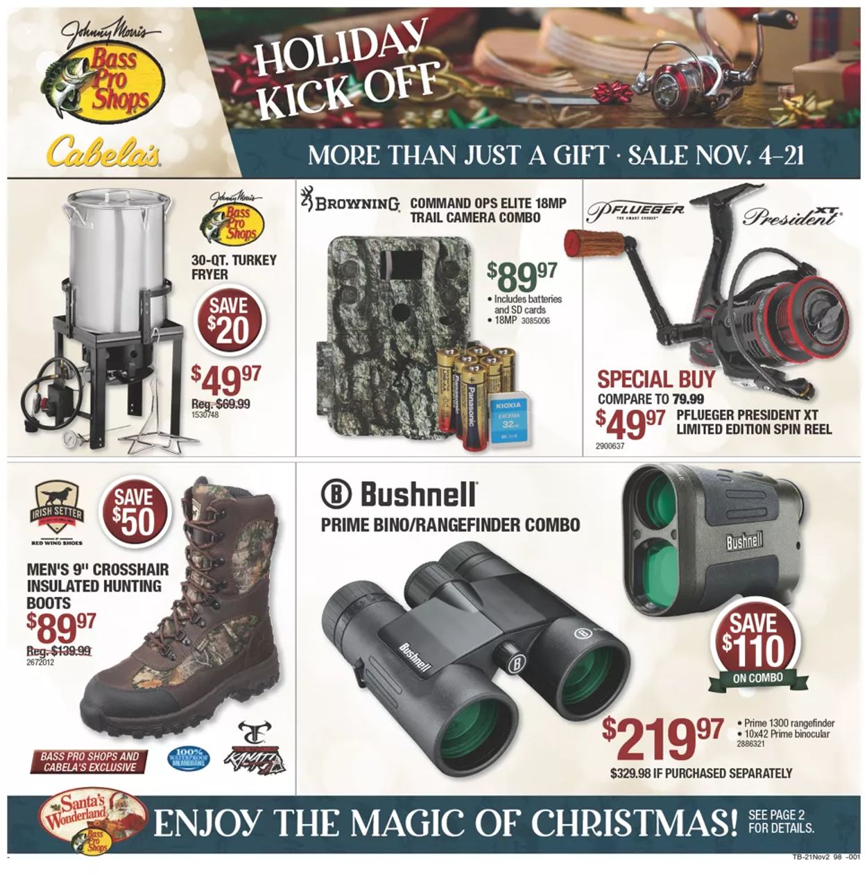 Cabela's Ad from 11/04/2021