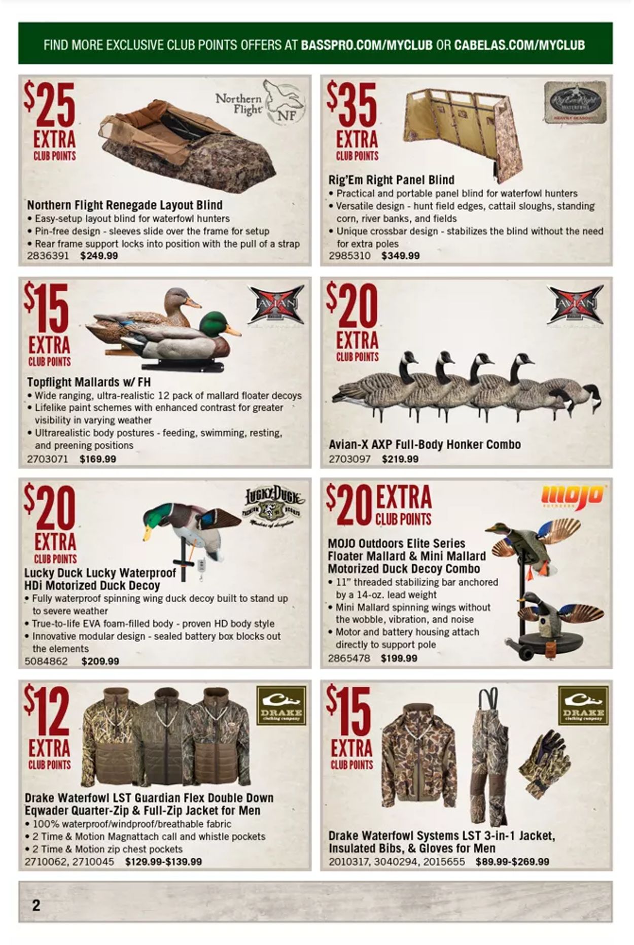 Cabela's Ad from 12/01/2021