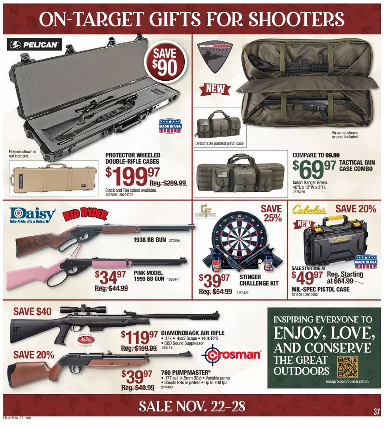 Cabela's Ad from 11/22/2021