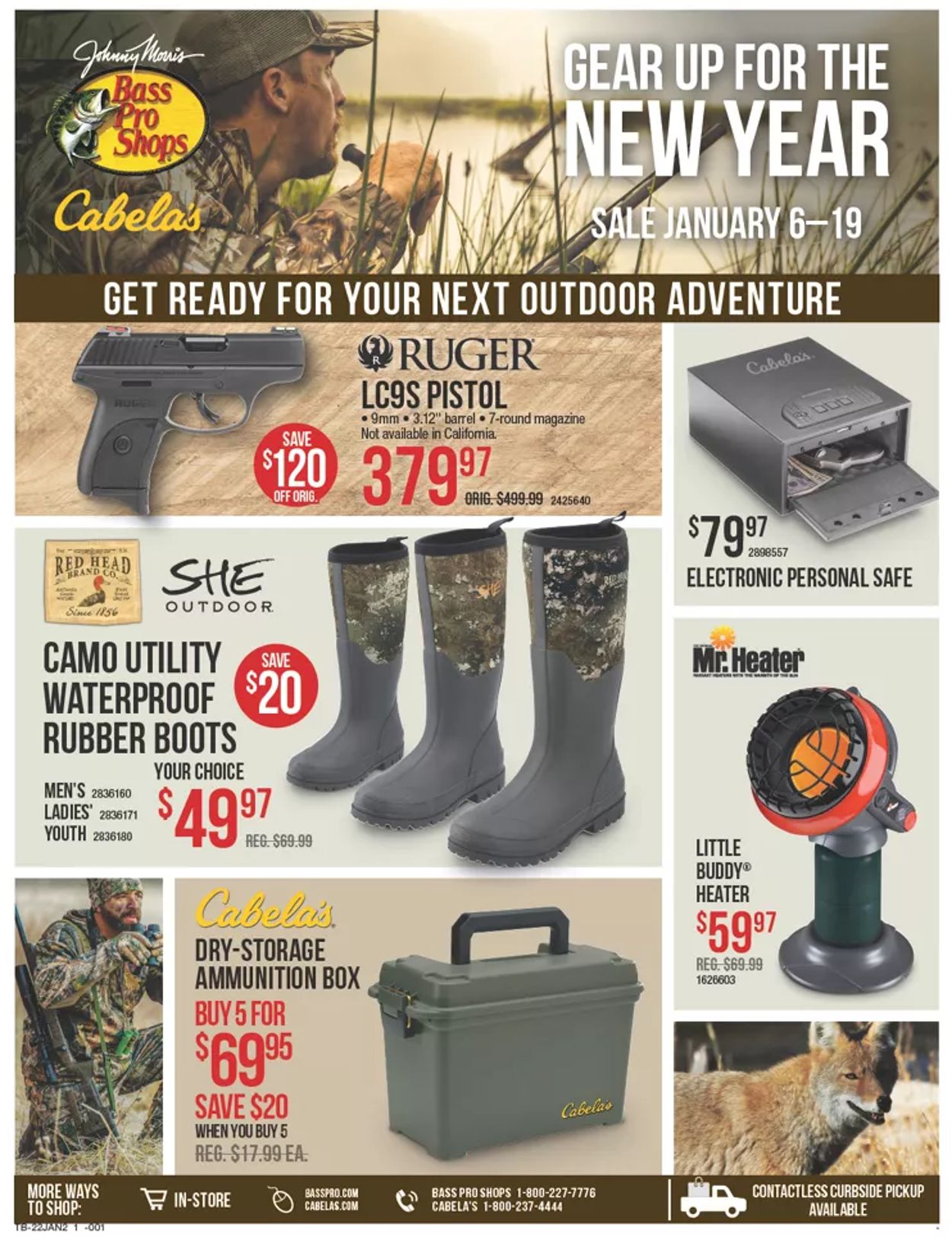 Cabela's Ad from 01/06/2022