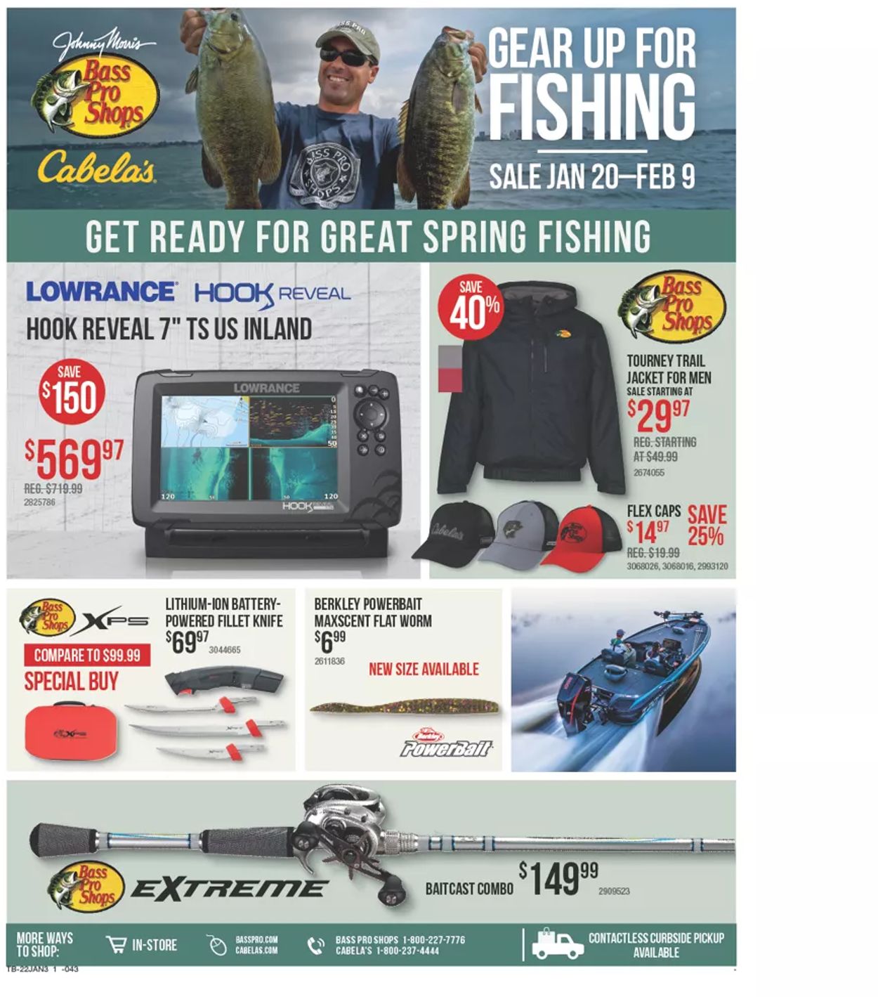 Cabela's Ad from 01/20/2022