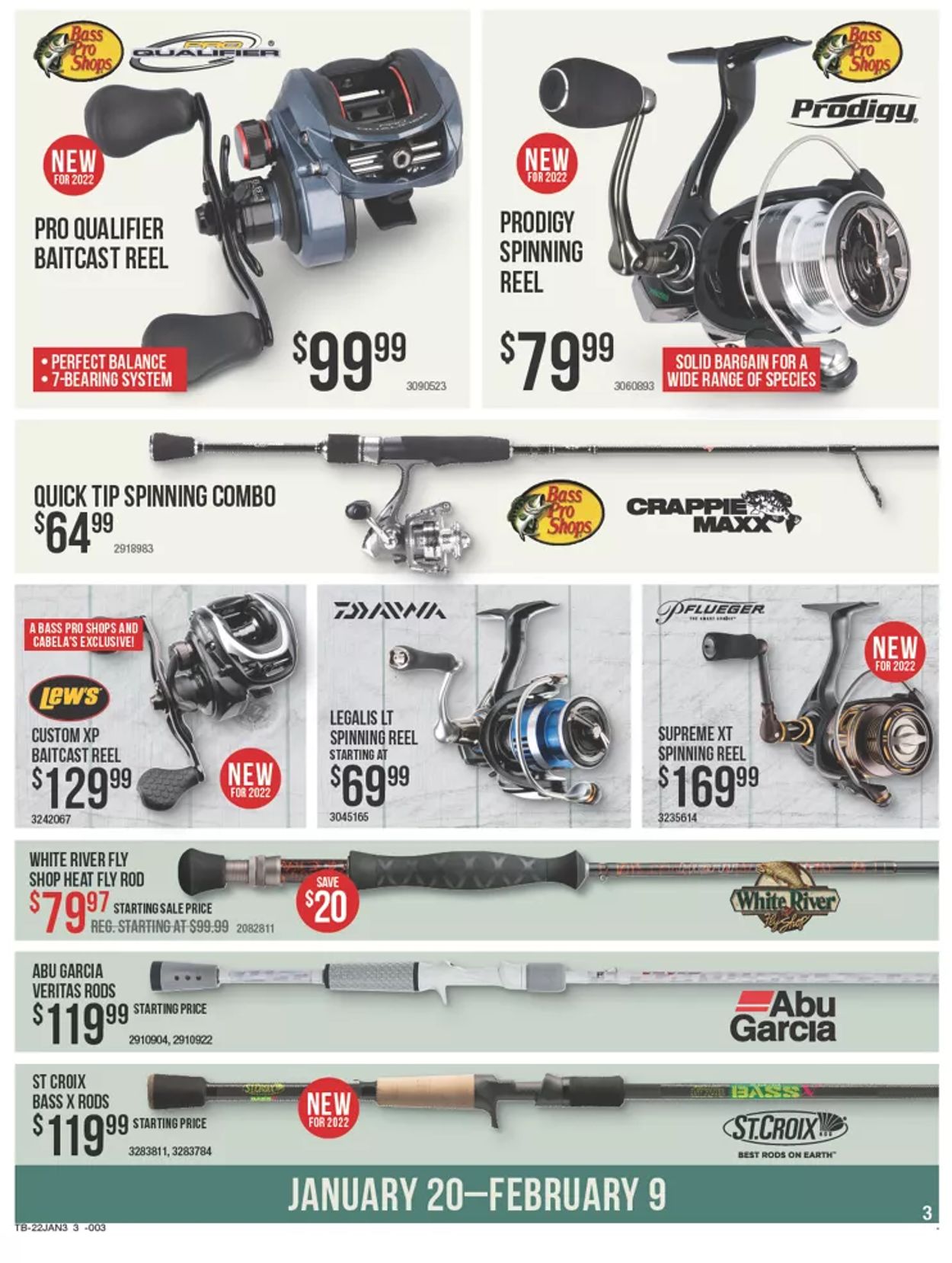 Cabela's Ad from 01/20/2022