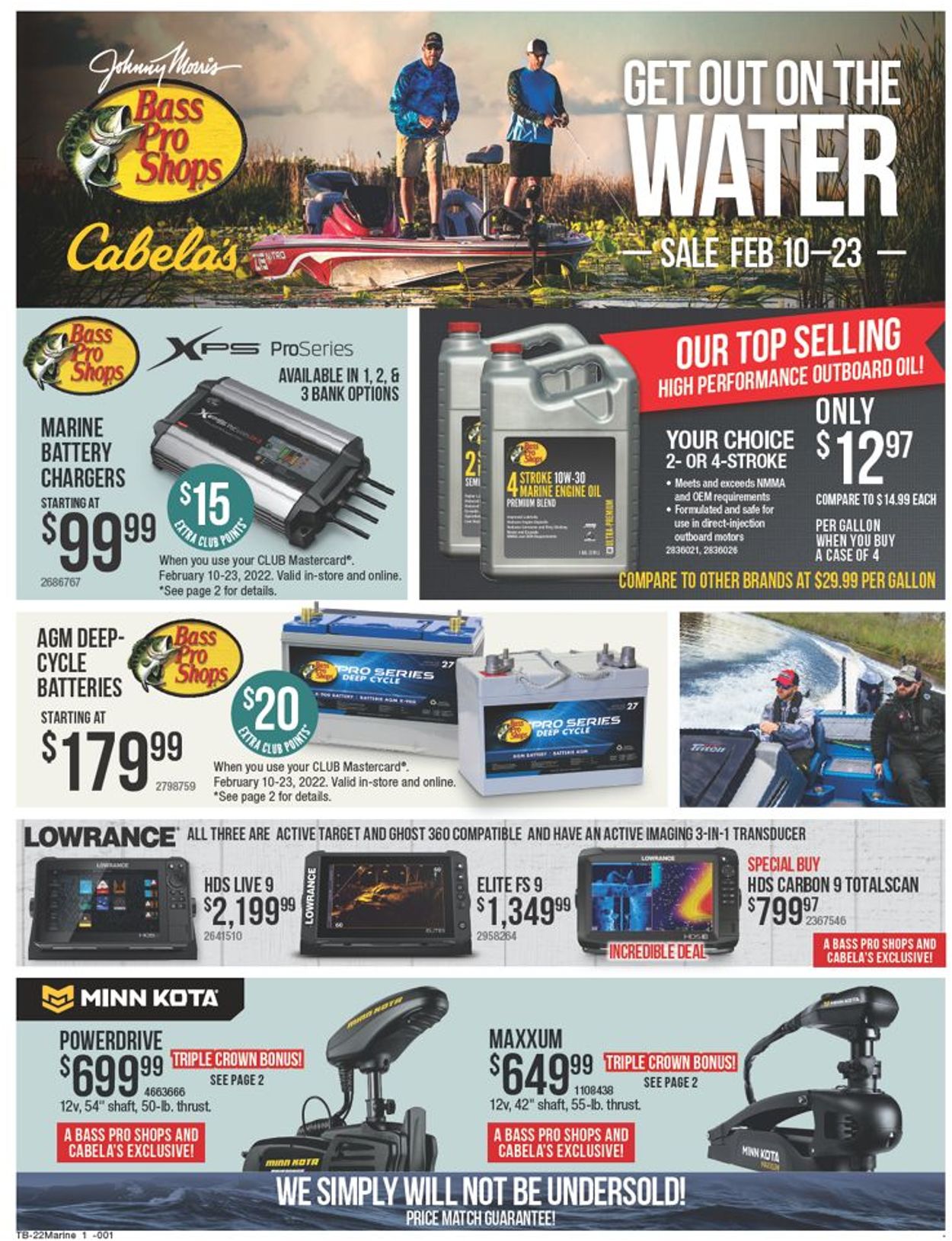 Cabela's Ad from 02/10/2022