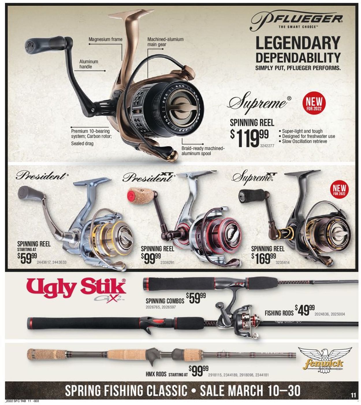 Cabela's Ad from 03/10/2022