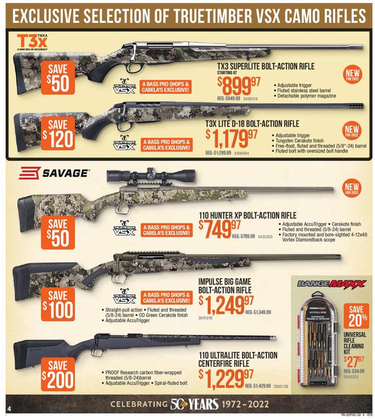 Cabela's Ad from 08/18/2022