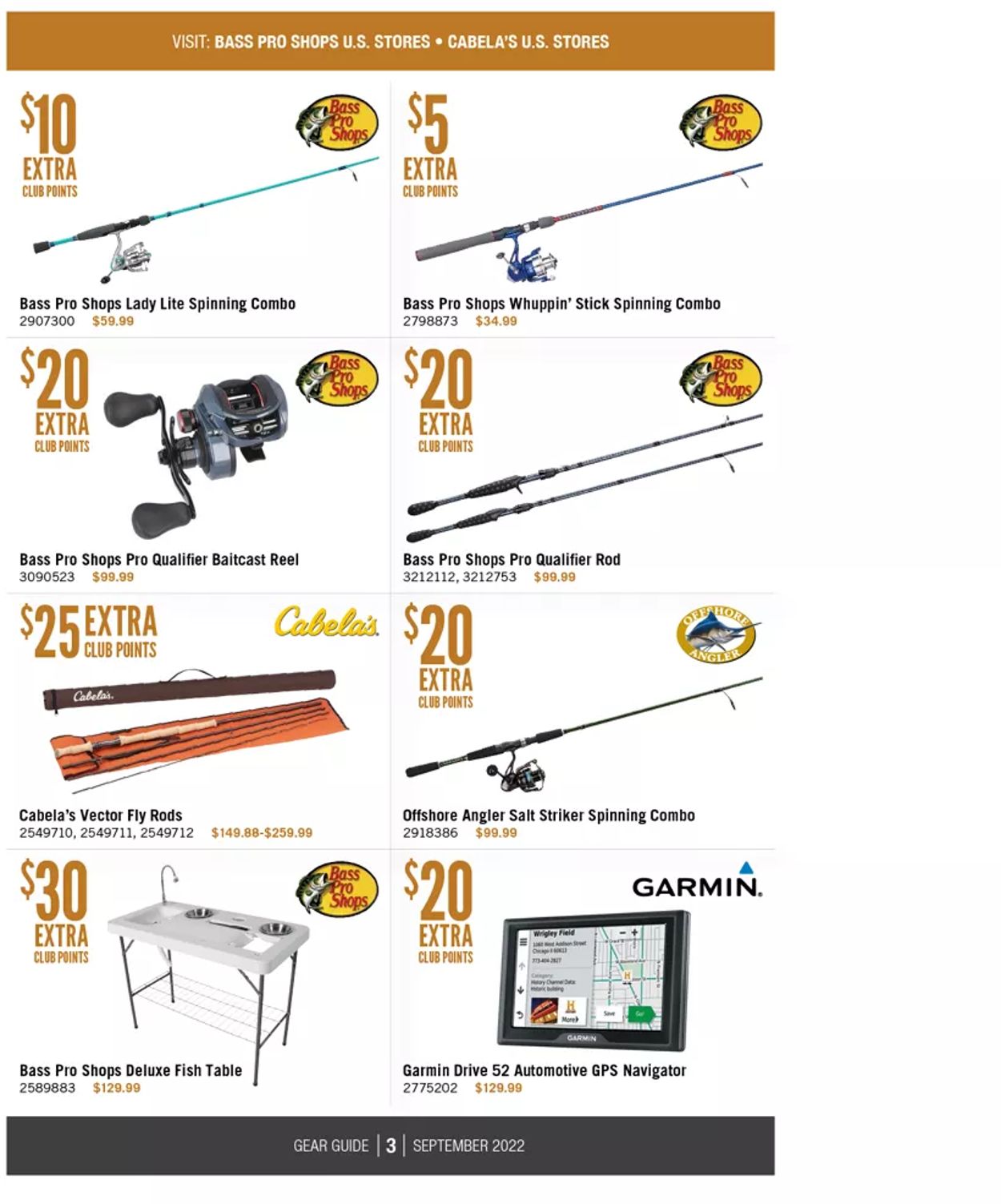 Cabela's Ad from 09/01/2022