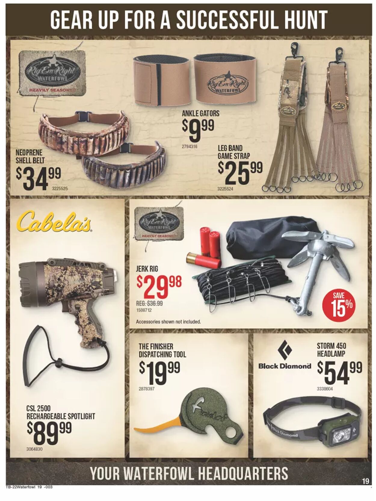 Cabela's Ad from 09/15/2022
