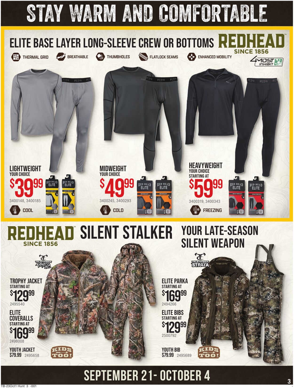 Cabela's Ad from 09/21/2023