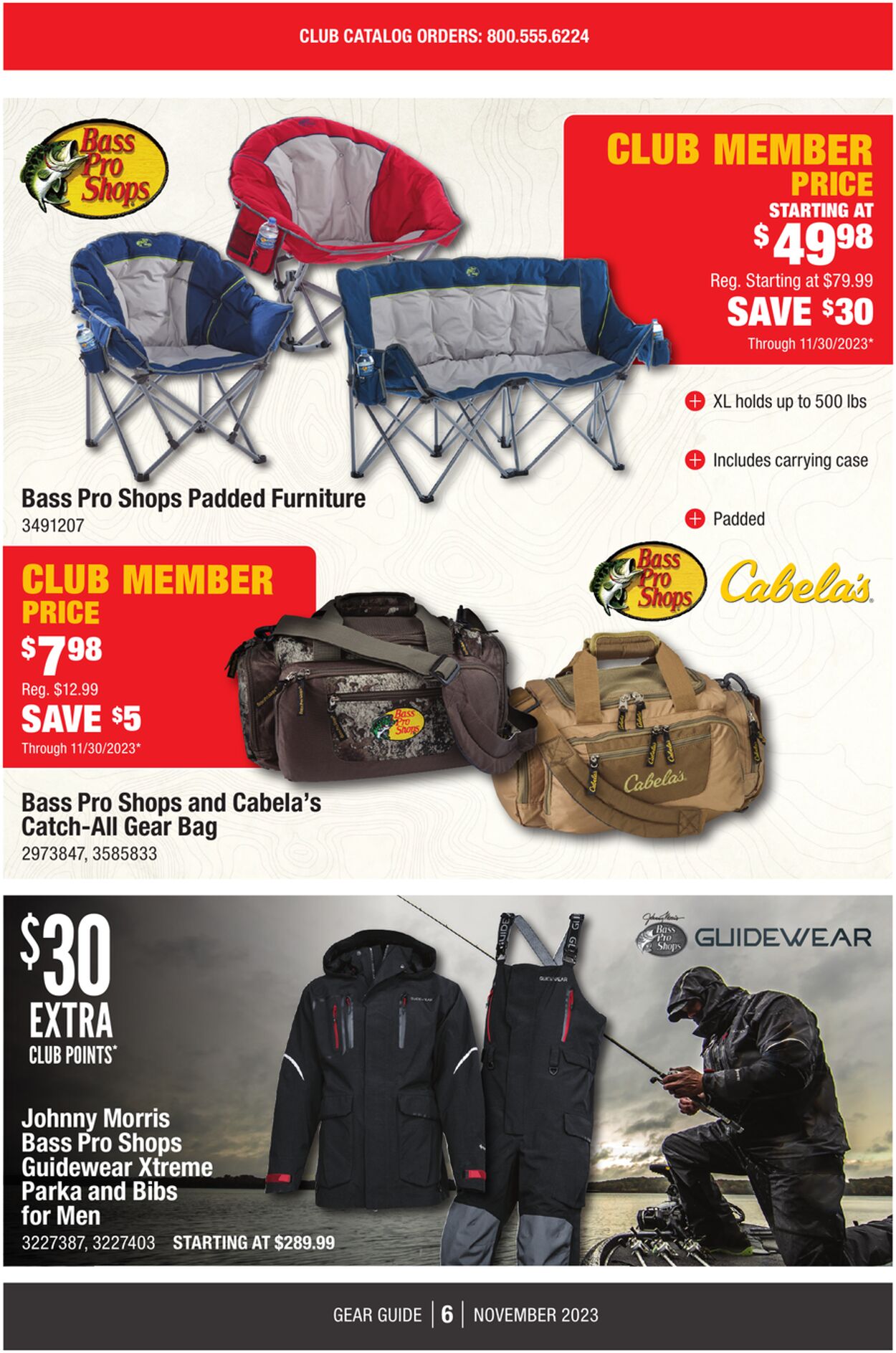 Cabela's Ad from 11/01/2023