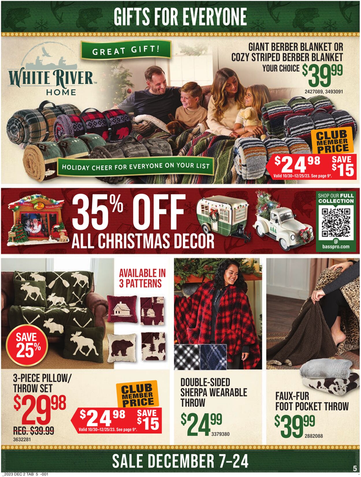 Cabela's Ad from 12/07/2023
