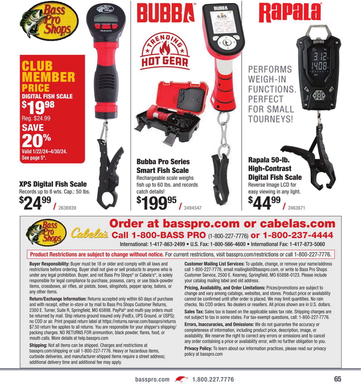 Cabela's Ad from 03/27/2024