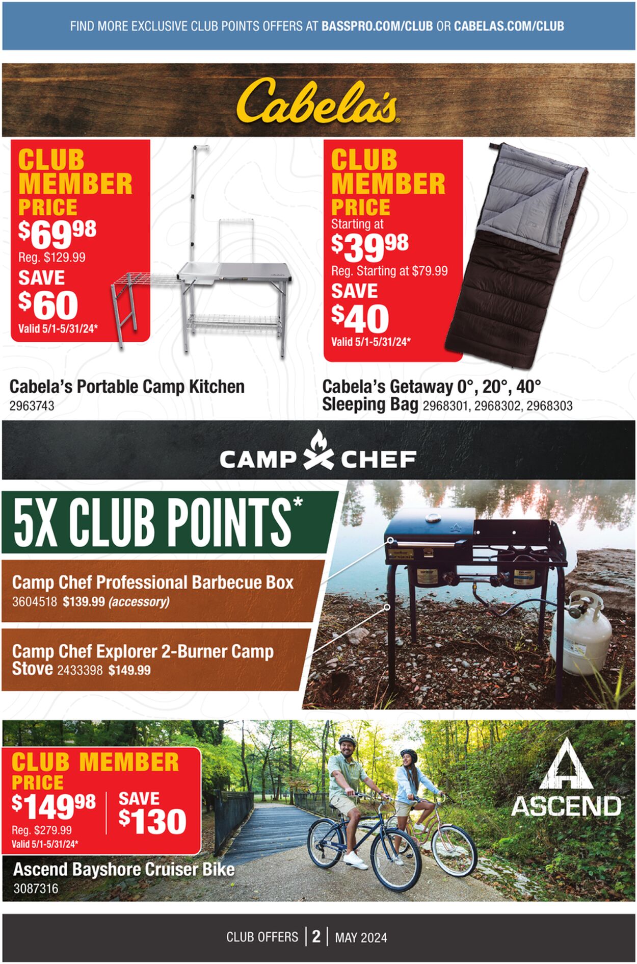 Cabela's Ad from 05/01/2024