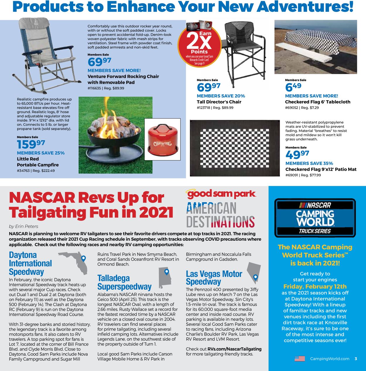 Camping World Ad from 01/25/2021