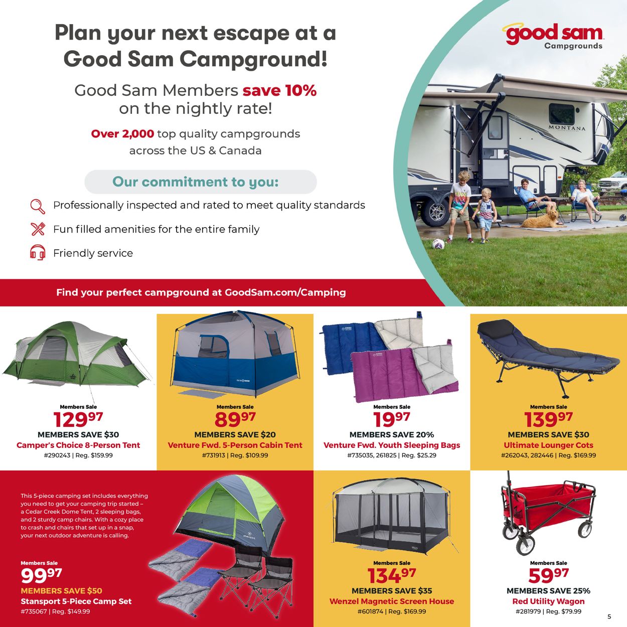Camping World Ad from 04/04/2022