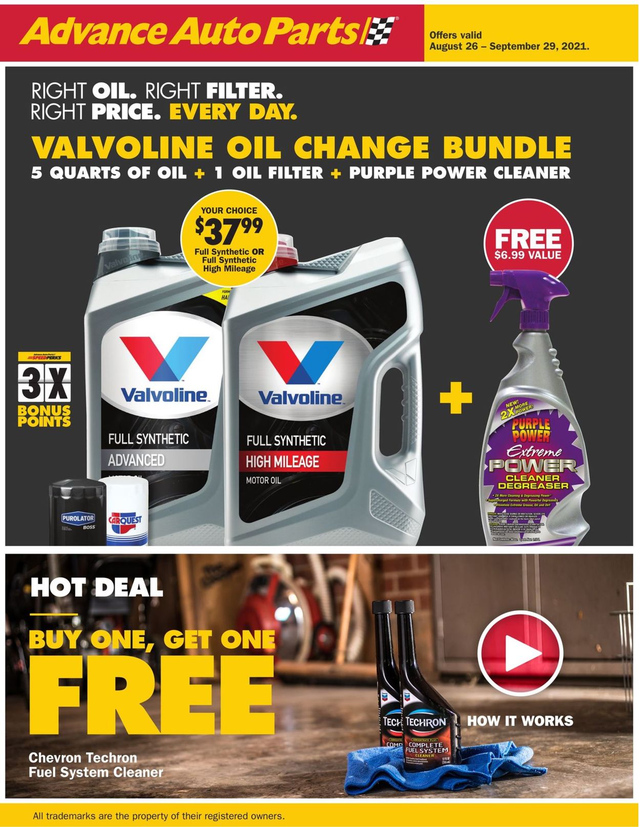 CarQuest Ad from 09/09/2021