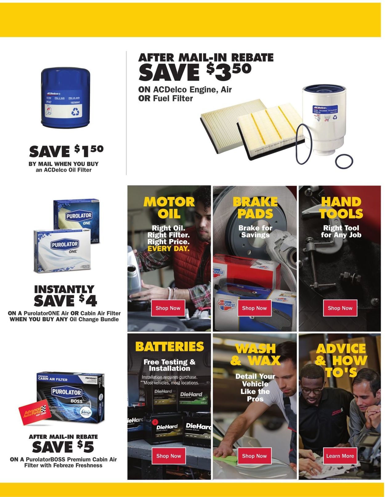 CarQuest Ad from 10/28/2021