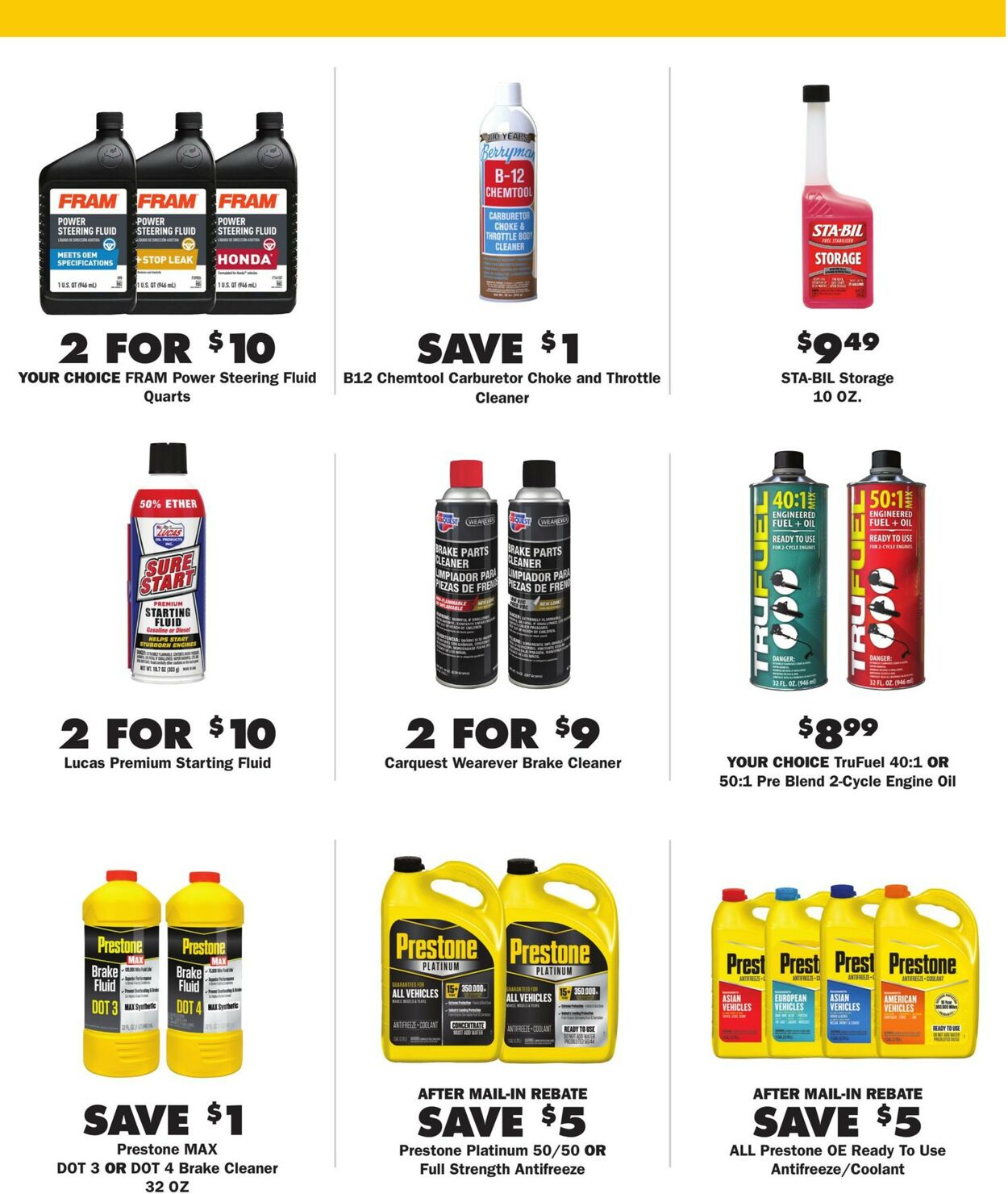 CarQuest Ad from 10/06/2022