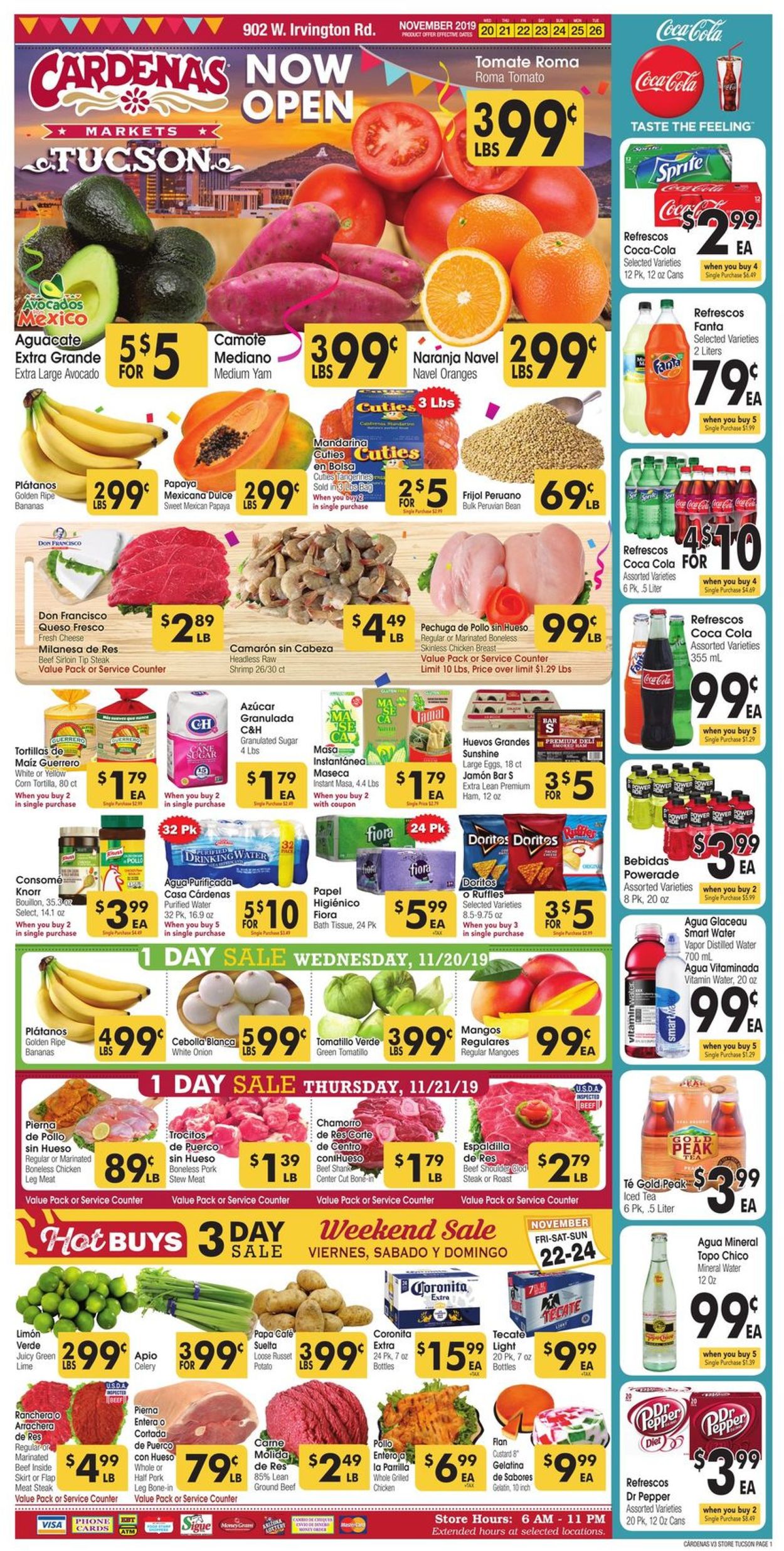Cardenas Ad from 11/20/2019