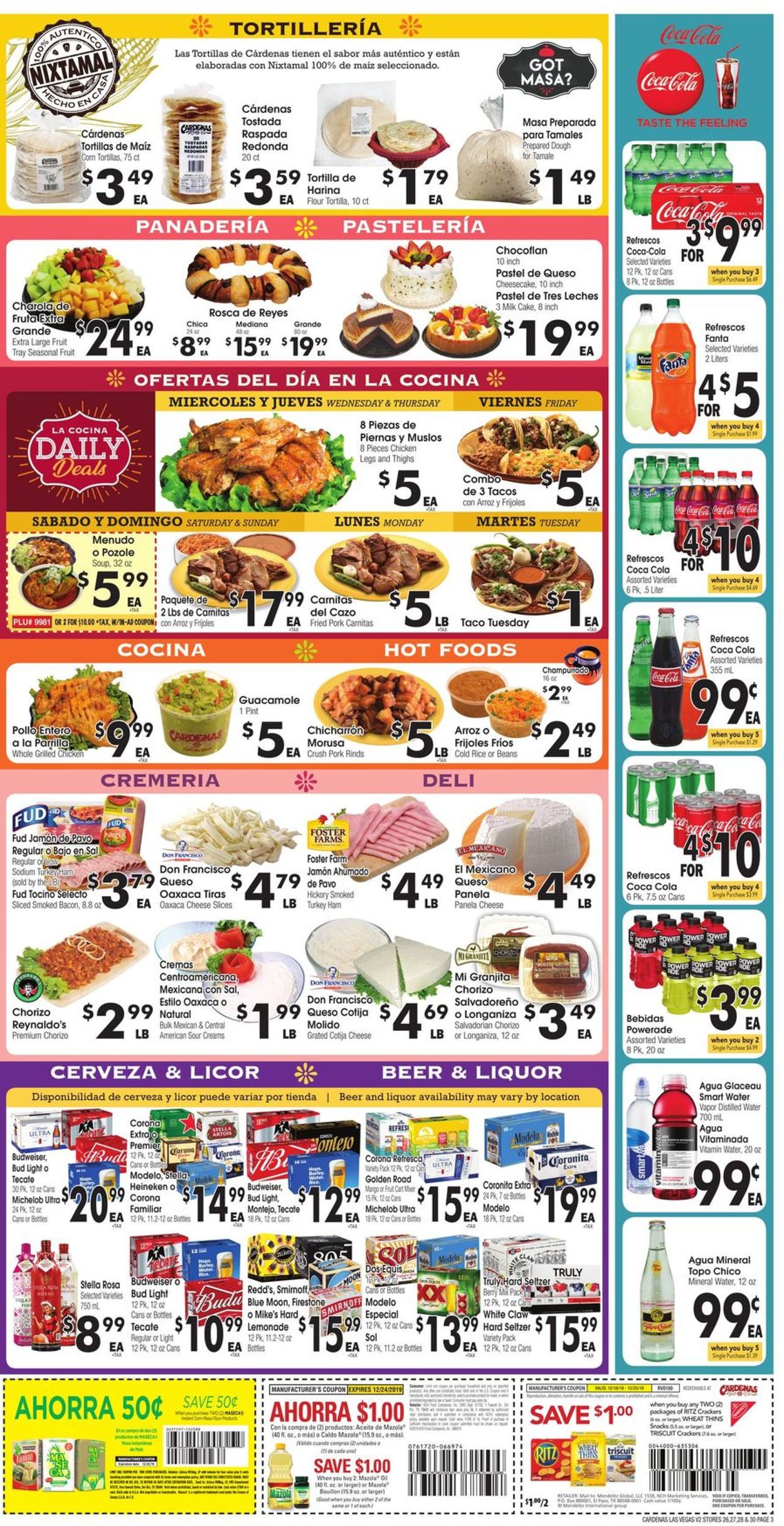 Cardenas Ad from 12/18/2019