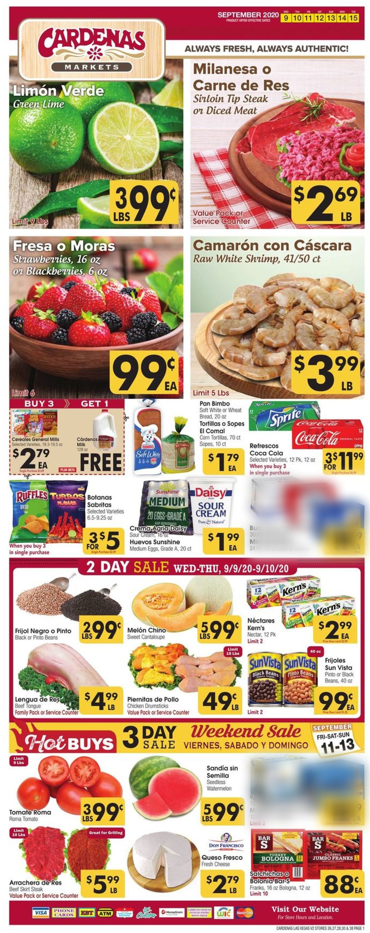 Cardenas Ad from 09/09/2020