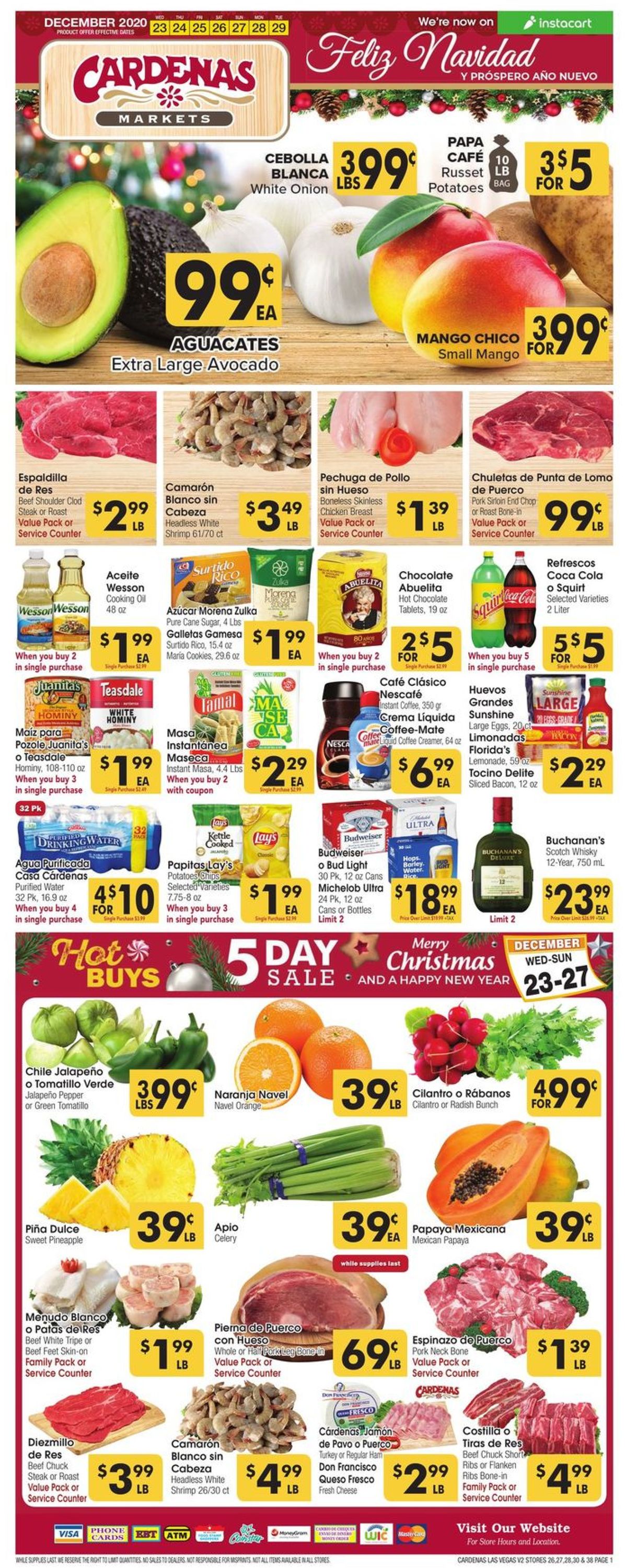 Cardenas Ad from 12/23/2020