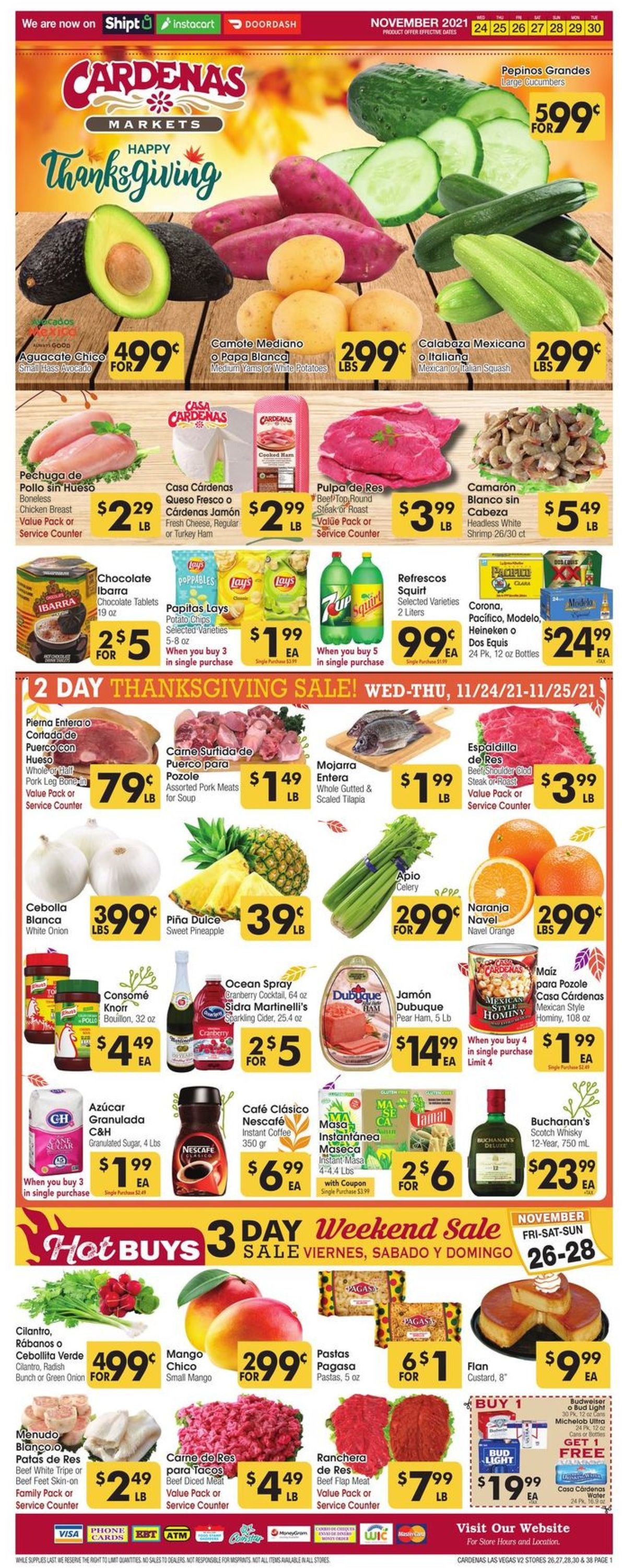 Cardenas Ad from 11/24/2021