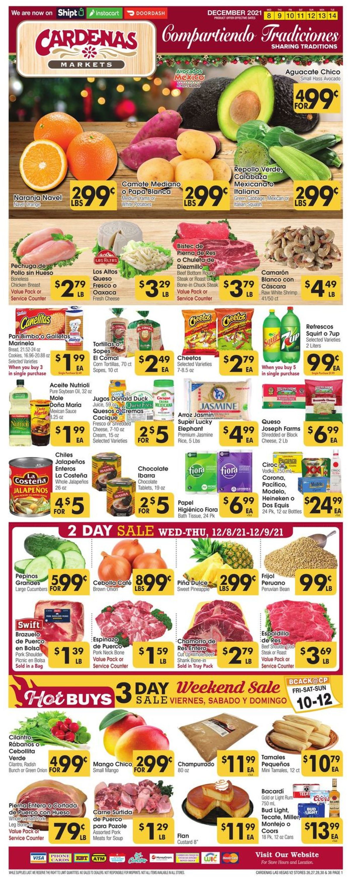 Cardenas Ad from 12/08/2021