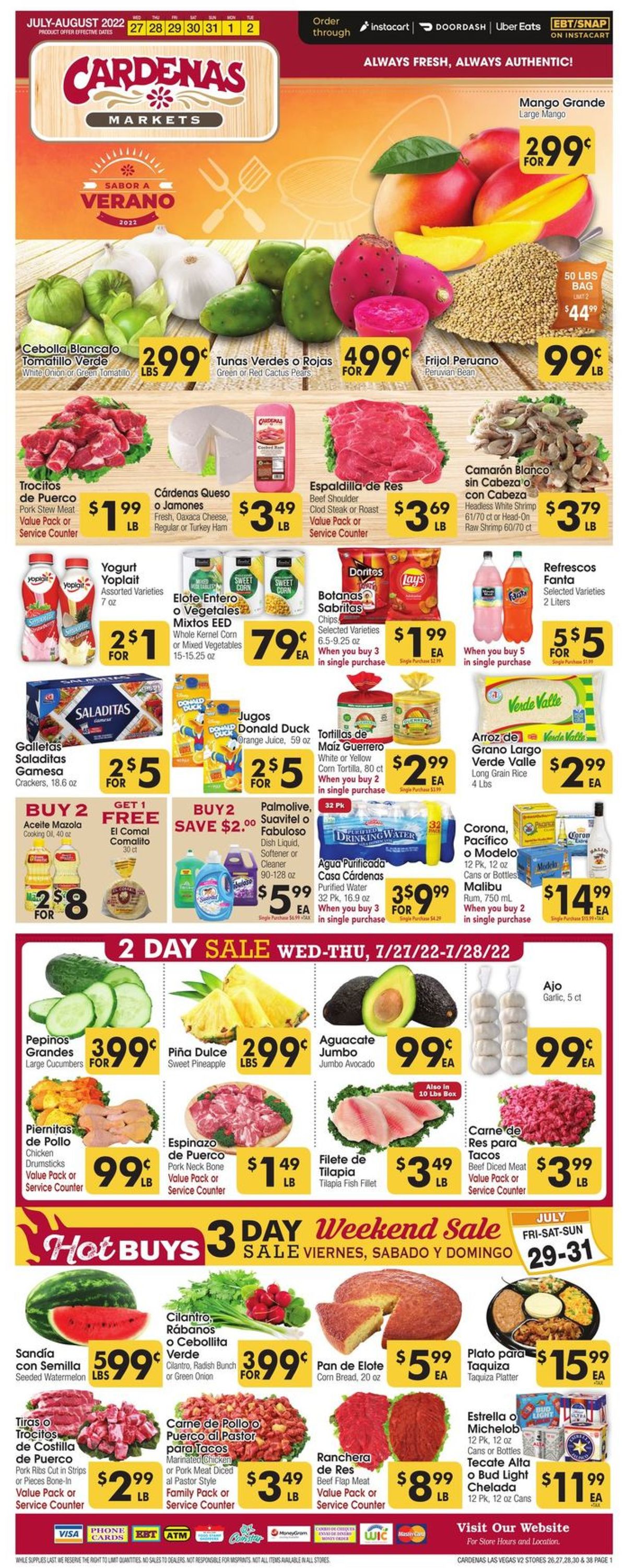 Cardenas Ad from 07/27/2022