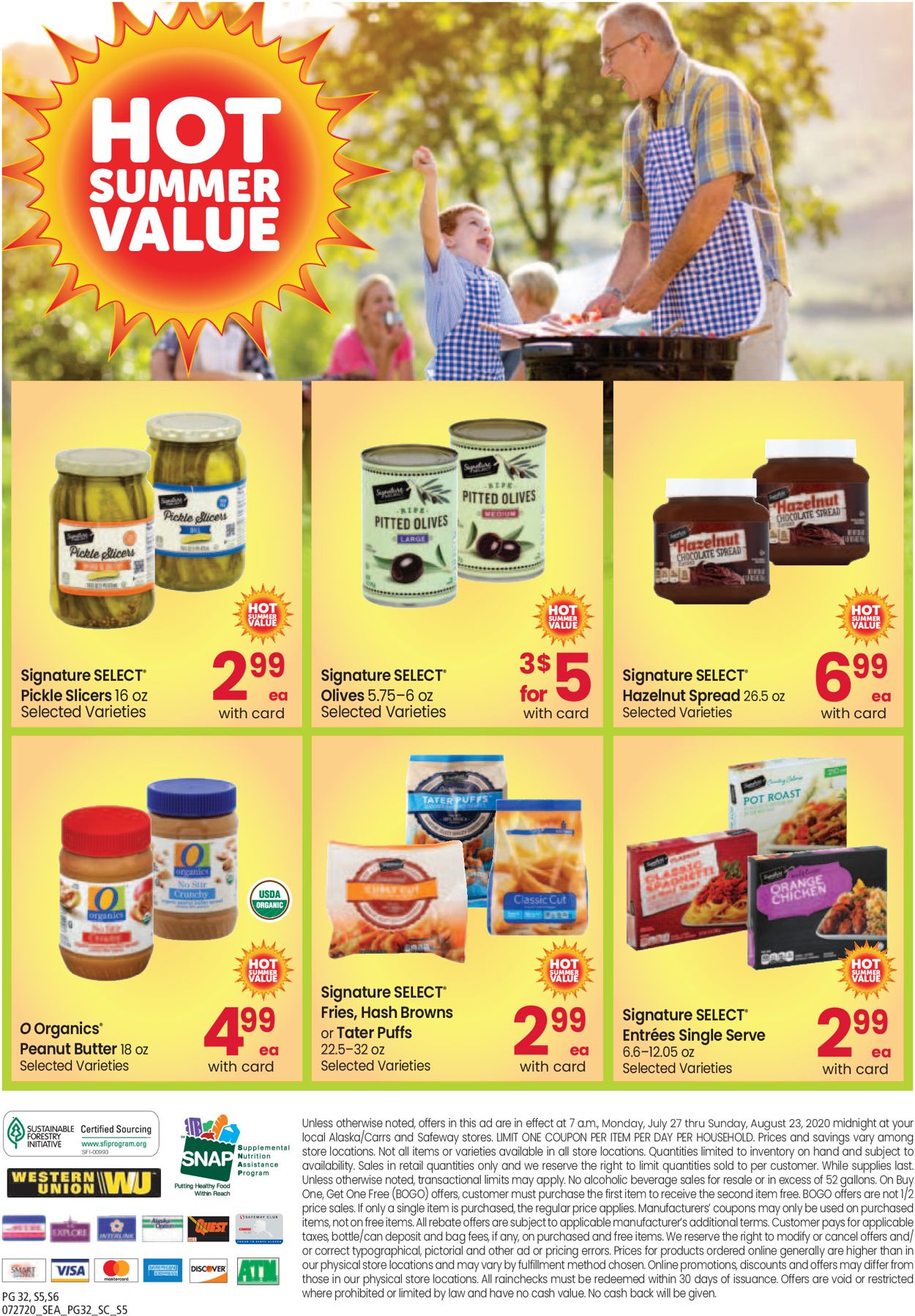 Carrs Ad from 07/27/2020