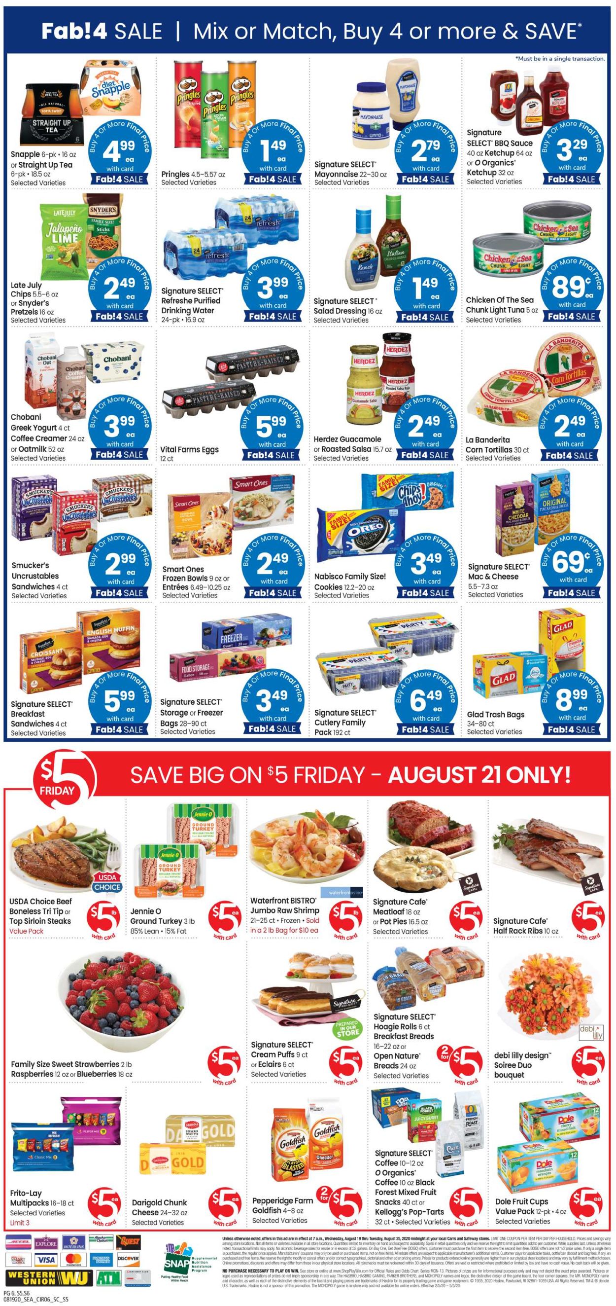 Carrs Ad from 08/19/2020