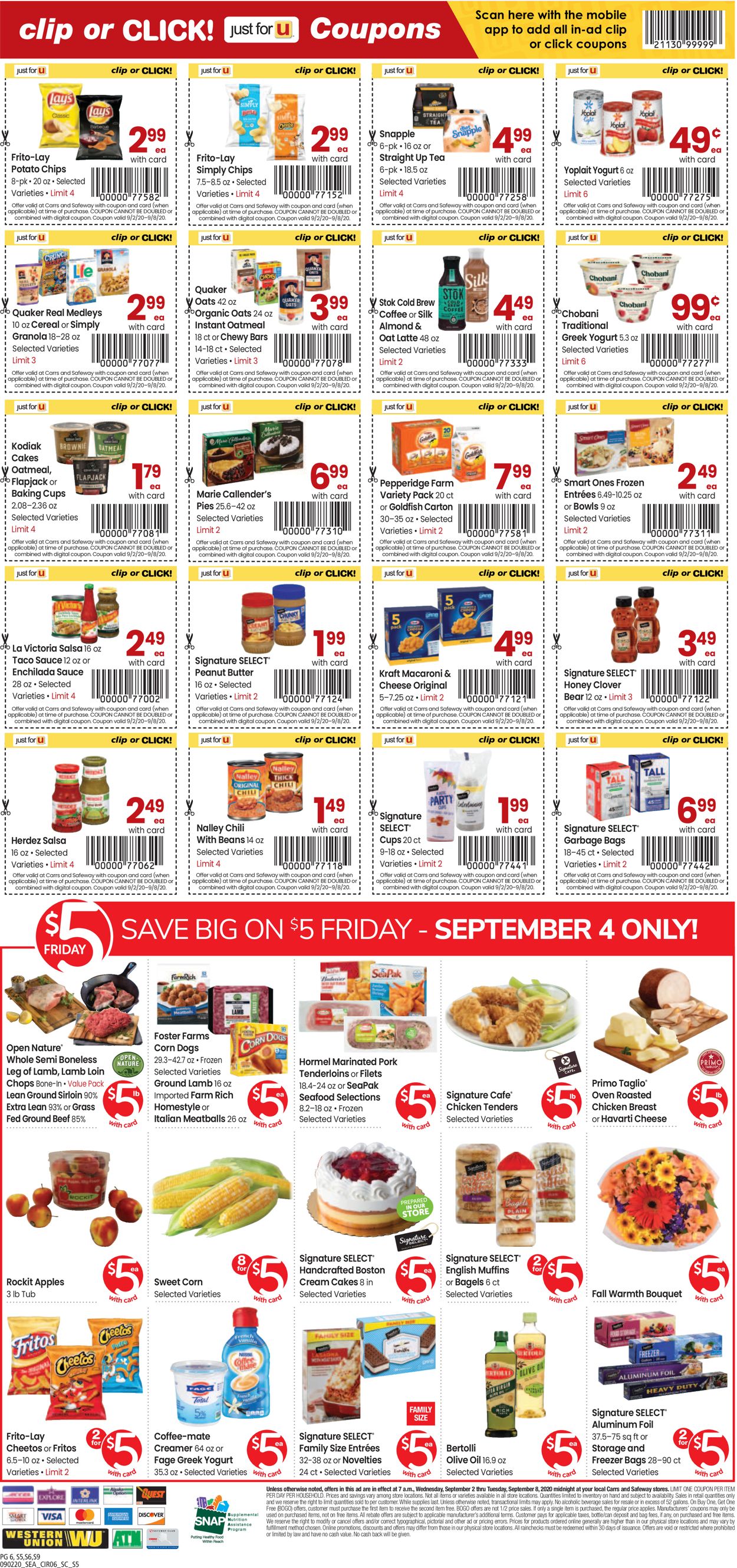 Carrs Ad from 09/02/2020