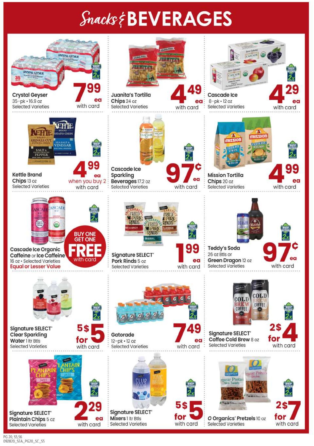 Carrs Ad from 09/28/2020