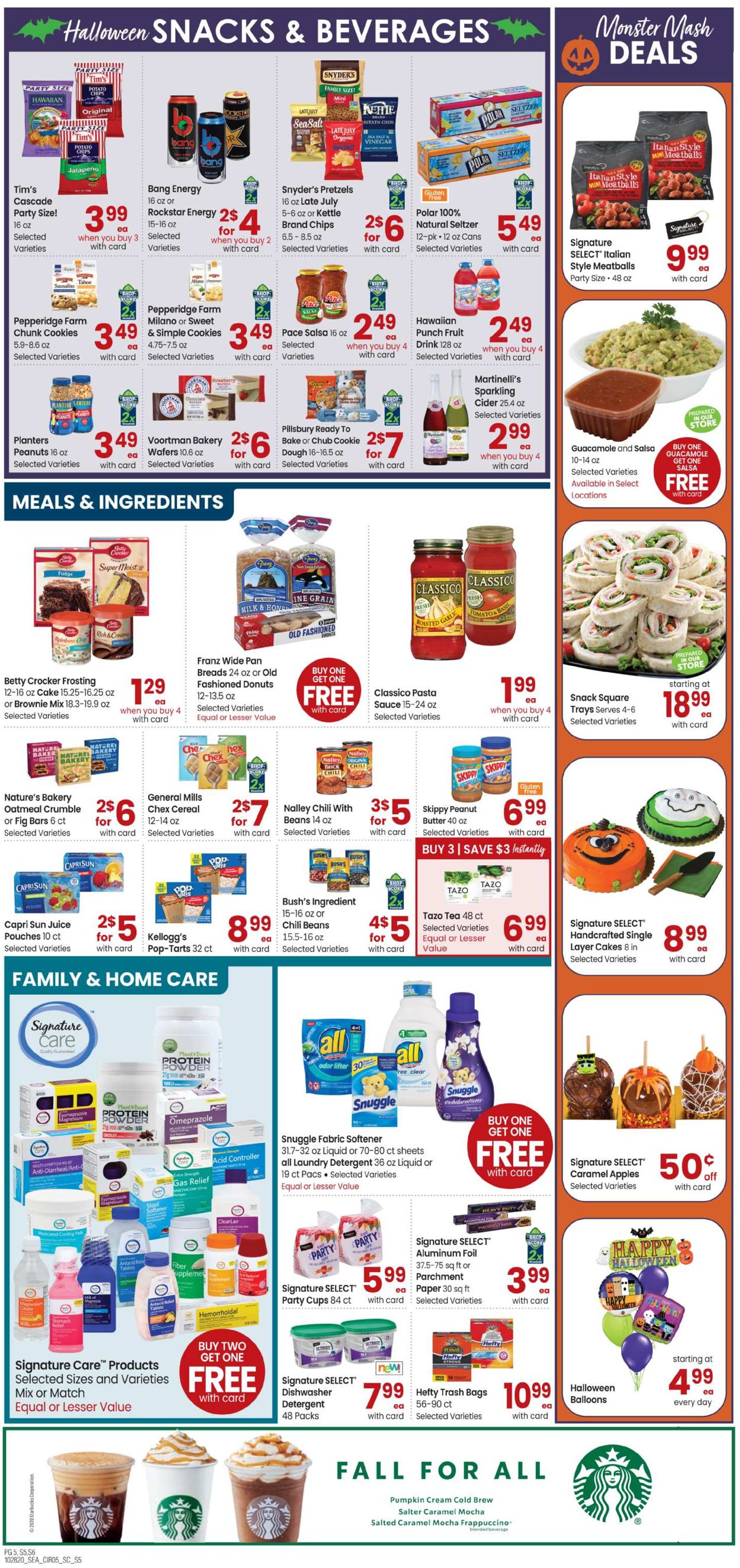 Carrs Ad from 10/28/2020