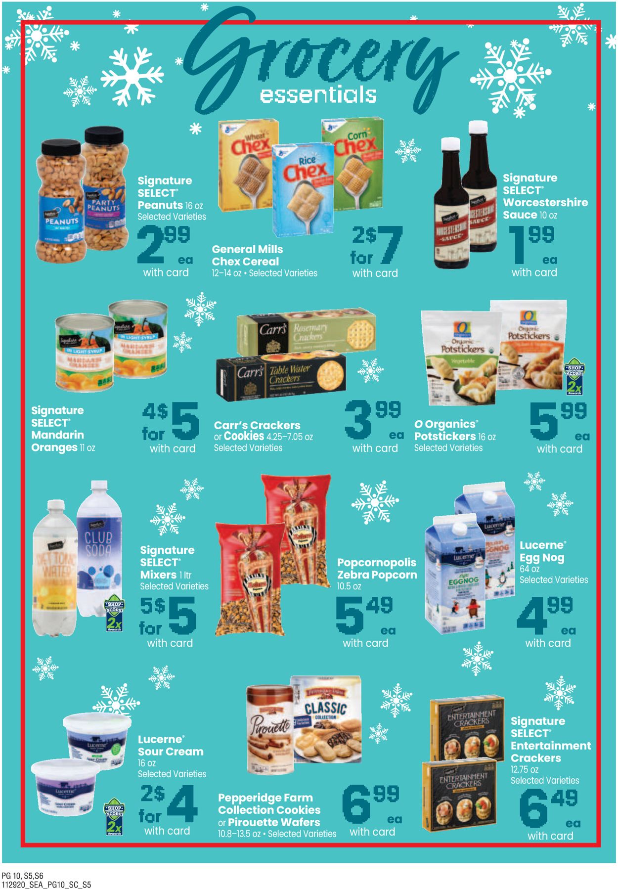 Carrs Ad from 11/29/2020