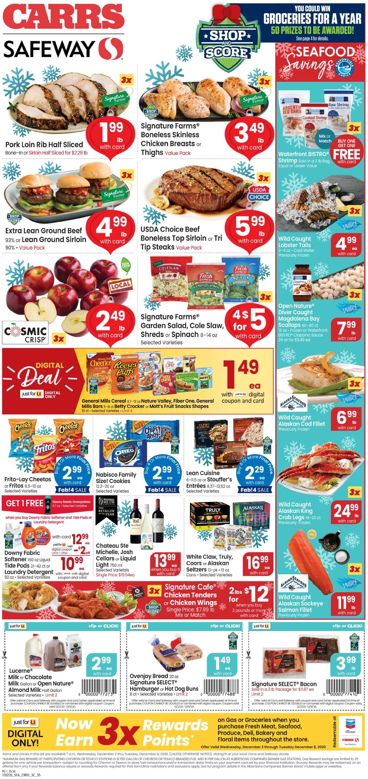 Carrs Ad from 12/02/2020