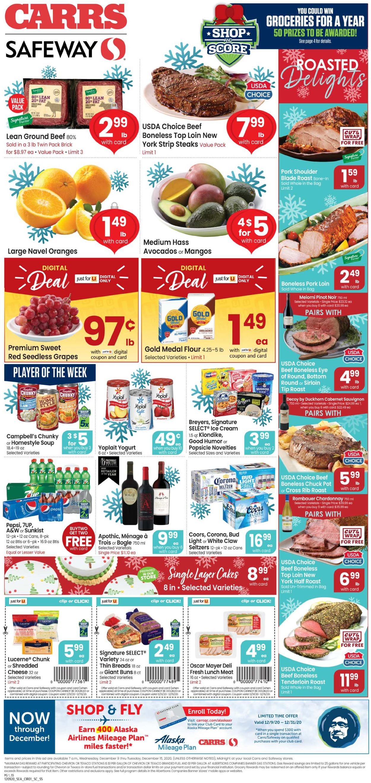 Carrs Ad from 12/09/2020