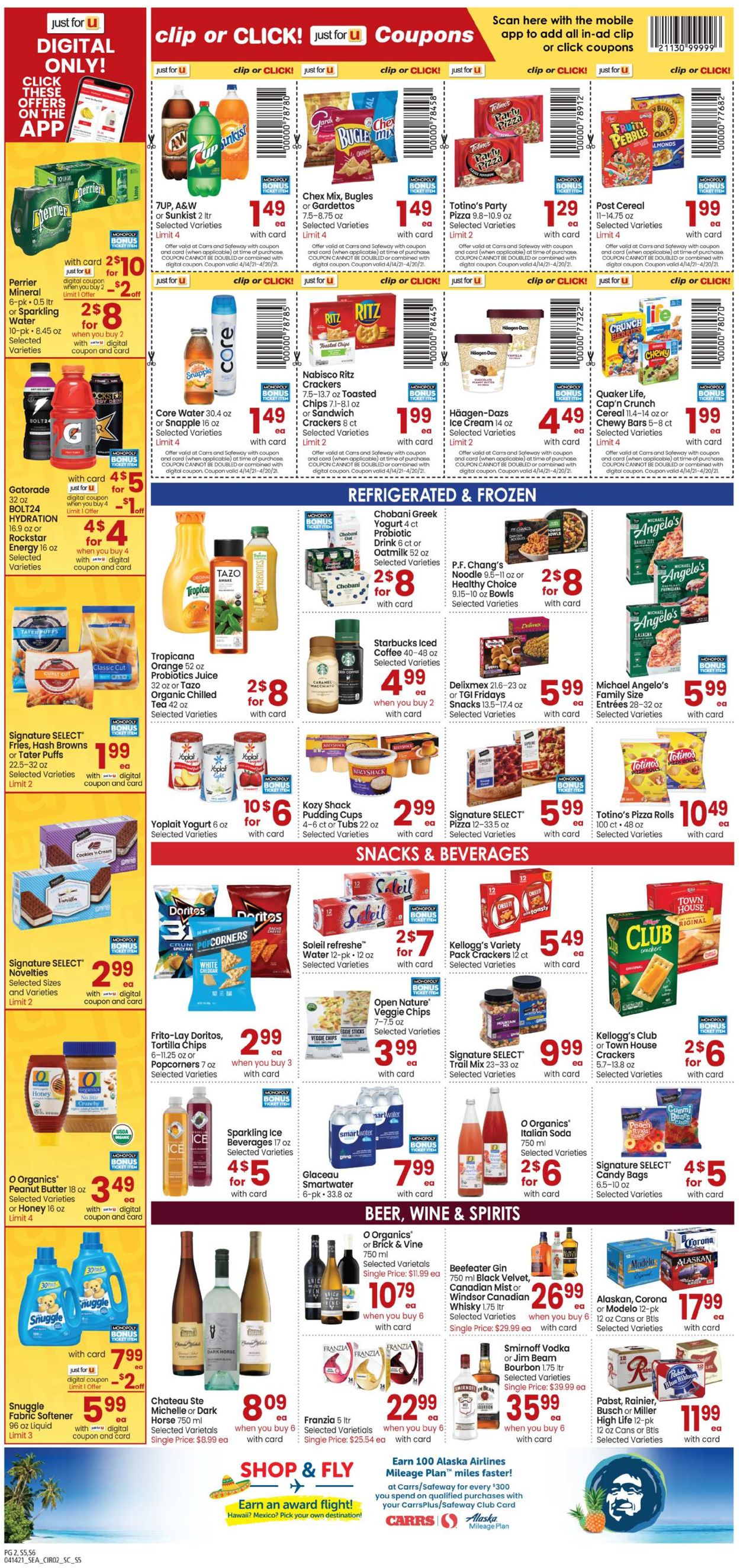 Carrs Ad from 04/14/2021