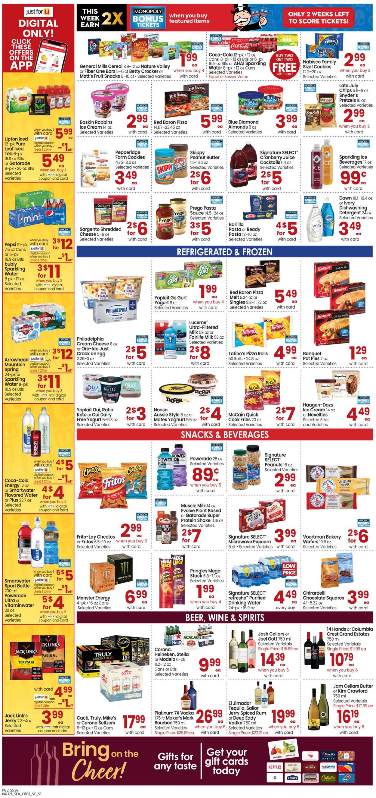 Carrs Ad from 04/21/2021