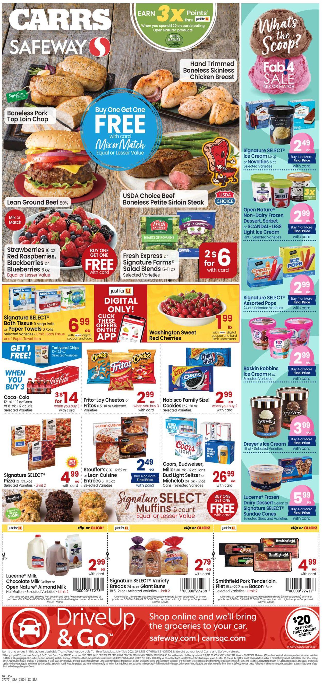 Carrs Ad from 07/07/2021