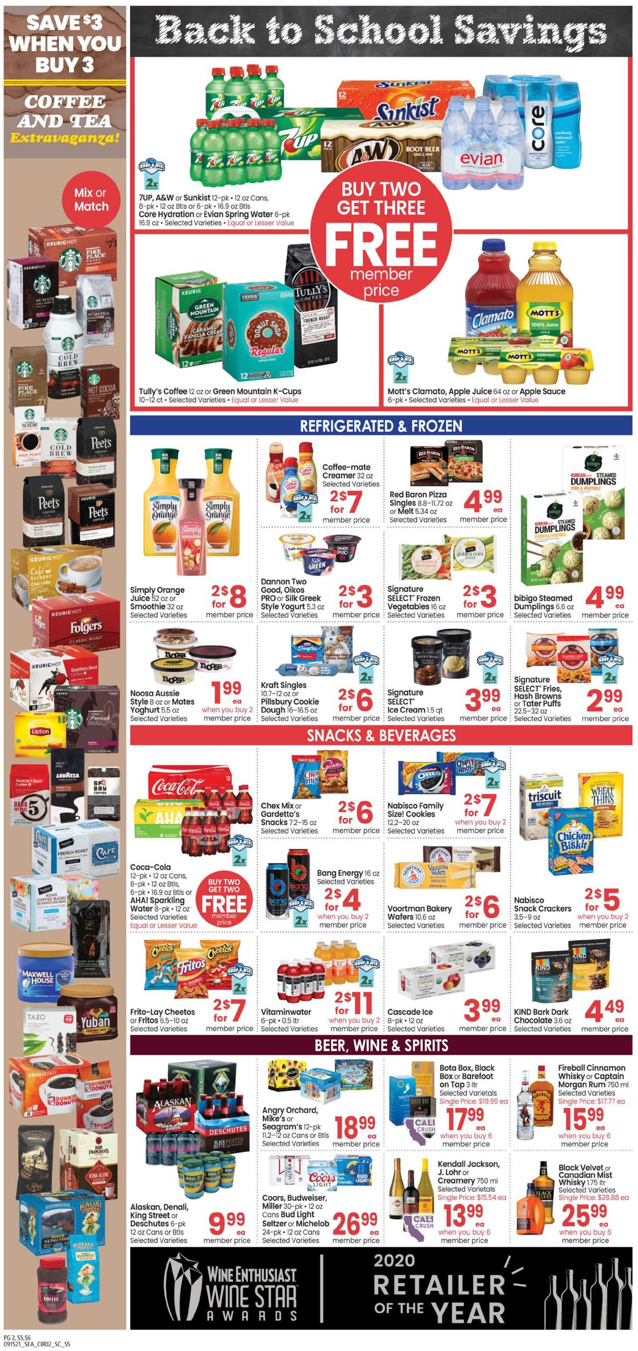 Carrs Ad from 09/15/2021