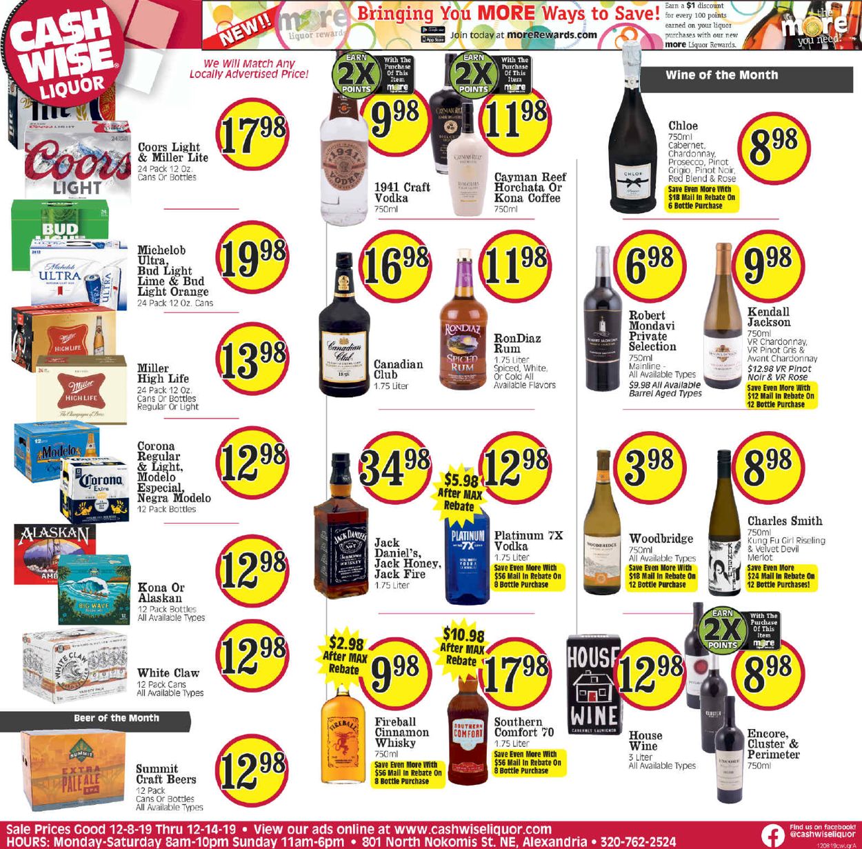 Cash Wise Ad from 12/08/2019