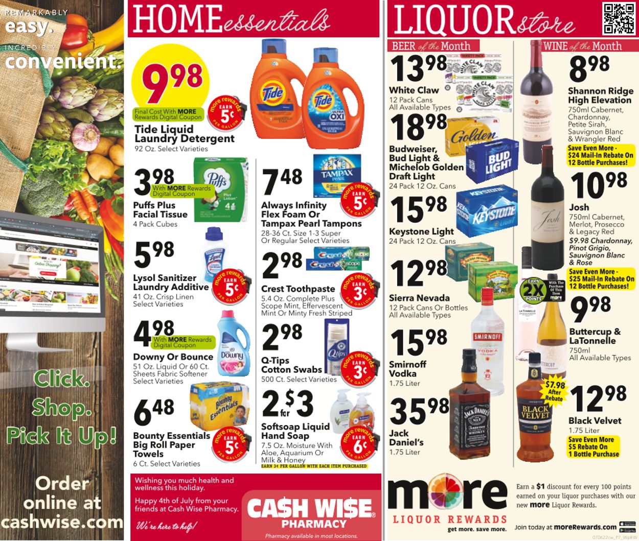 Cash Wise Ad from 07/06/2022