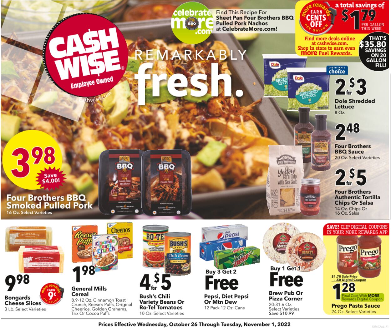 Cash Wise Ad from 10/26/2022