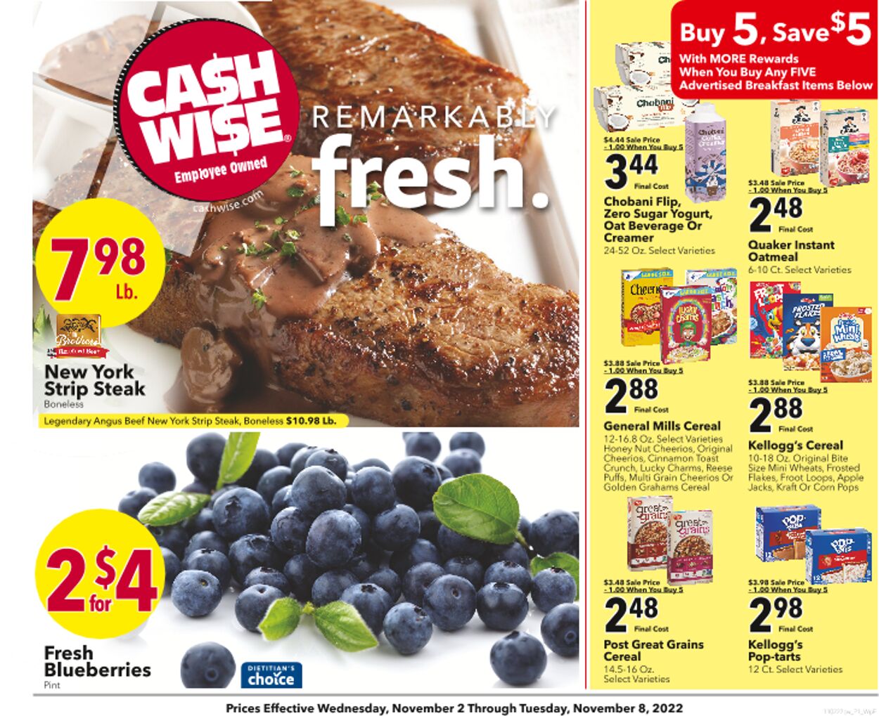 Cash Wise Ad from 11/03/2022