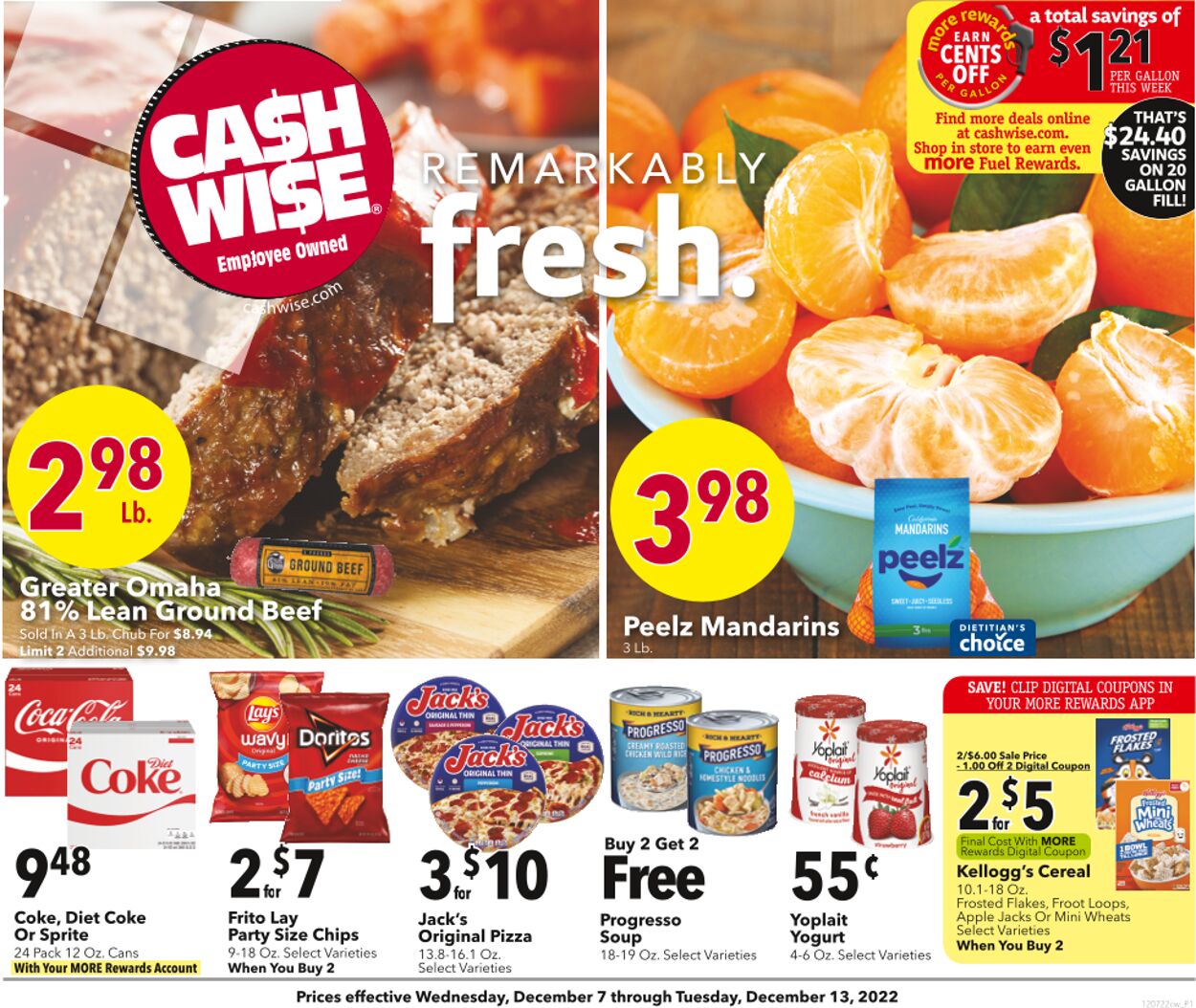 Cash Wise Ad from 12/08/2022