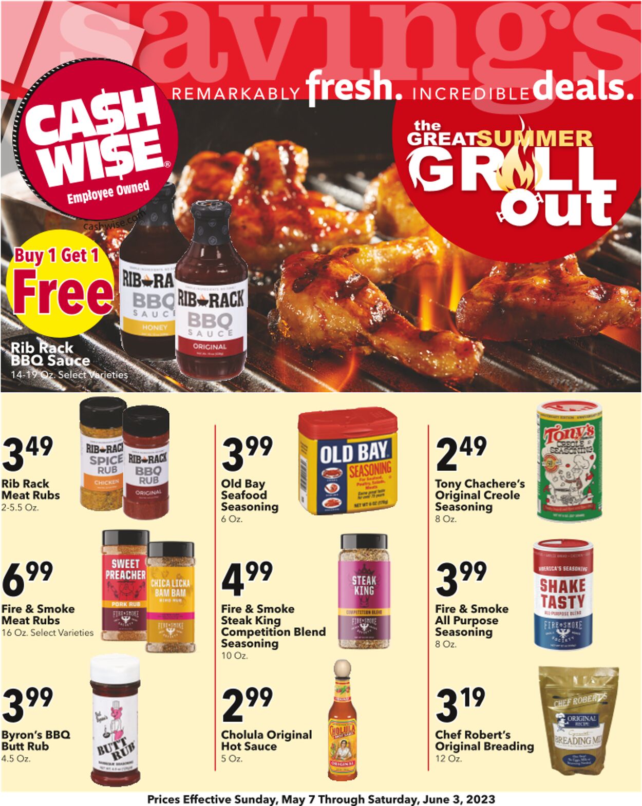 Cash Wise Ad from 05/08/2023