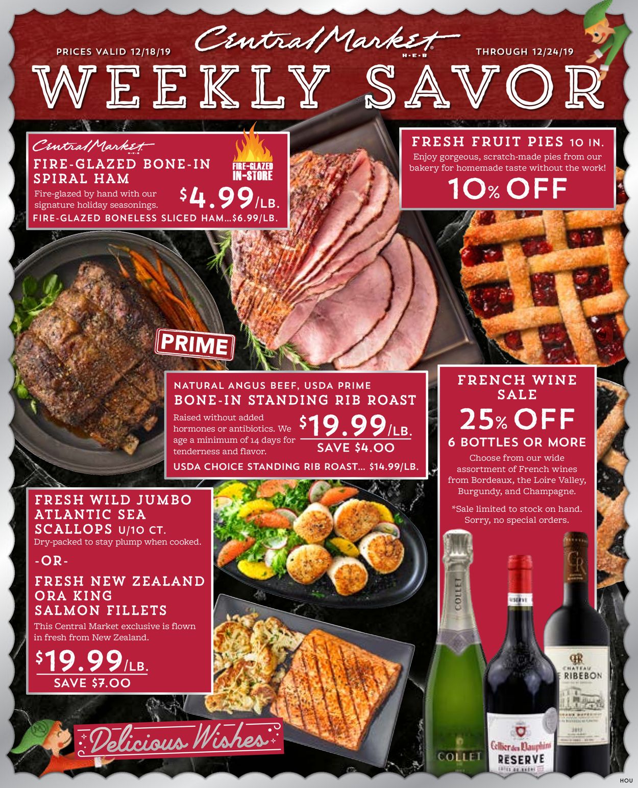 Central Market Ad from 12/18/2019