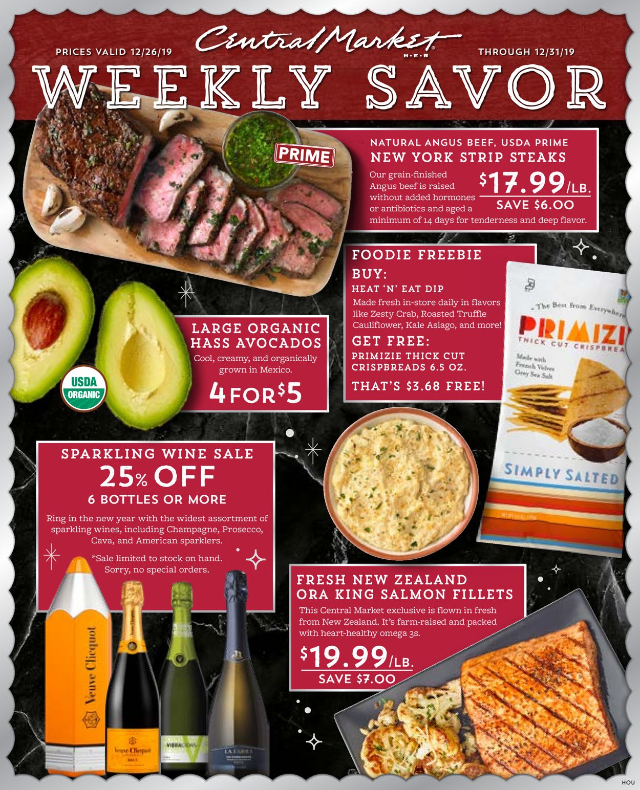 Central Market Ad from 12/26/2019