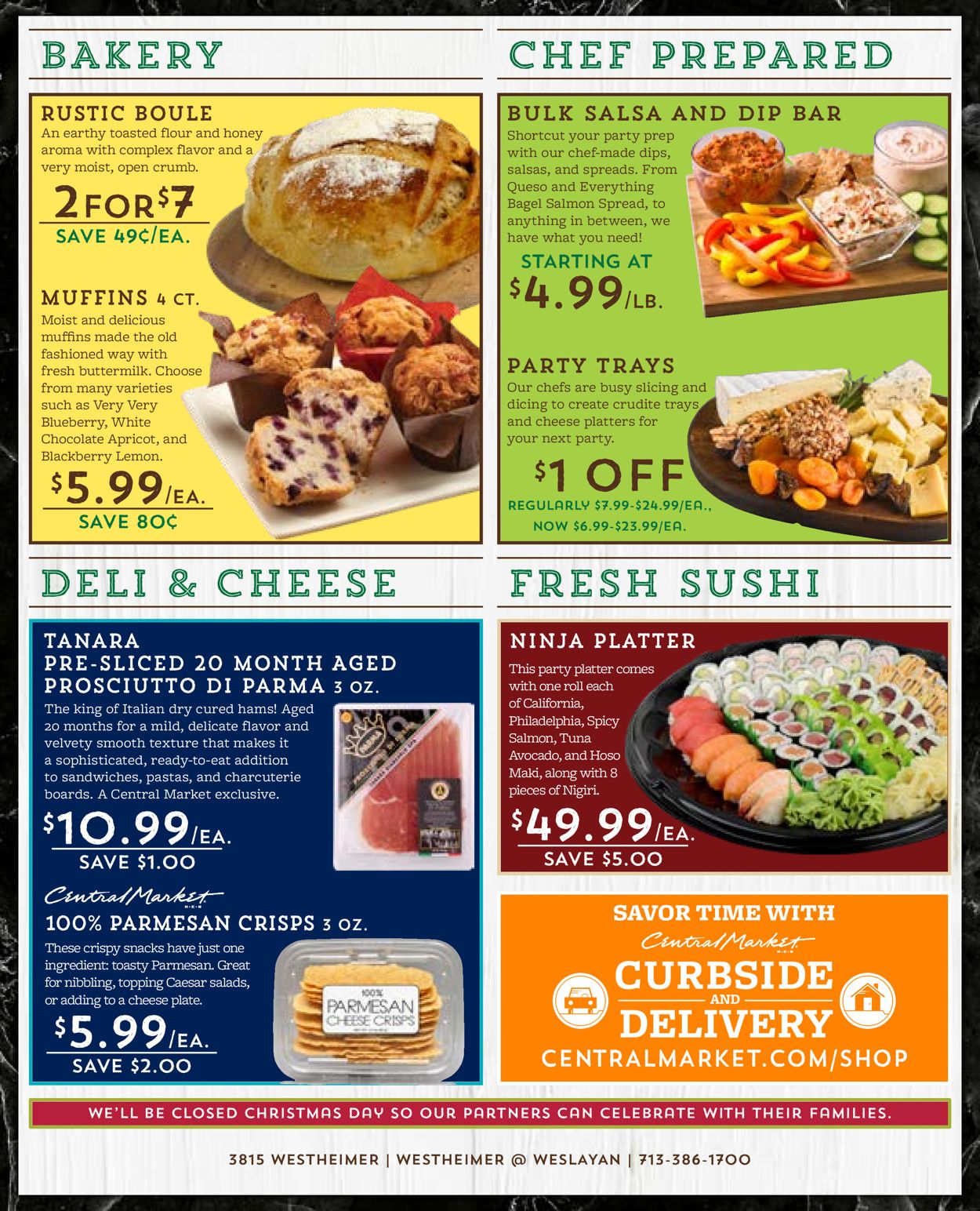 Central Market Ad from 12/26/2019